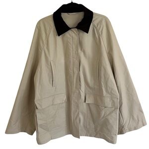 Toteme Beige Summer Country Jacket Barn Chore Jacket in Peanut US 10
